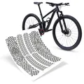 Produktbild: Fahrrad Schutzfolie Aufkleber für den Hinterbau matt Kratz- & Steinschlagschutz