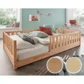 Produktbild: INFANSKIDS »Mira« Bodenbett mit Rausfallschutz 120x200 cm / Buche