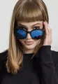 Produktbild: Urban Classics Sunglasses October 11001, color:blk/blu, size:one size
