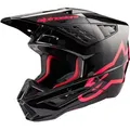 Produktbild: Alpinestars S-M5 Corp 2024 Motocross Helm, schwarz-pink, Größe M für Männer