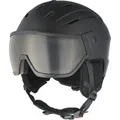 Produktbild: CRIVIT Damen Herren Skihelm mit selbsttönendem Visier (Schwarz, M/L)