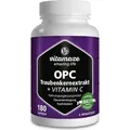 Produktbild: Opc Traubenkernextrakt hochdosiert+Vitamin C Kaps. 180 St