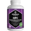 Produktbild: OPC TRAUBENKERNEXTRAKT hochdosiert+Vitamin C Kaps., 180 St PZN 12580586