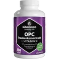 Produktbild: OPC TRAUBENKERNEXTRAKT hochdosiert+Vitamin C Kaps. 180 St. PZN 12580586