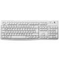 Produktbild: Logitech K120 Keyboard USB Tastatur Deutsch, QWERTZ Weiß Spritzwassergeschützt