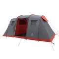 Produktbild: Zelt 4 Personen JUSTCAMP Lake 4 Mann Familienzelt Tunnel Camping Zelt grau