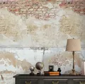 Produktbild: Fototapete Backstein Mauer Putz Optik Used-Look Beige Grau 39249-1 (5,78€/1qm)