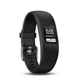Produktbild: Garmin vívofit 4 Fitness Tracker, personalisierbares Farbdisplay, schlankes Design, bis zu 1 Jahr Batterielaufzeit , schwarz , Medium/Large Vivofit 4, Ww, Black, M/L