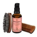 Produktbild: Störtebekker® Premium Bartpflege Set für Männer - inkl. Bartöl Tortuga, Bartkamm und Bartbürste - perfekt für die tägliche Bartpflege - hochwertige Geschenkidee für Herren - Made in Germany