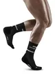 Produktbild: CEP - THE RUN COMPRESSION SOCKS MID CUT für Herren | Mittellange Laufsocken in schwarz mit Kompression | Regenerierende Kompressionsstrümpfe für Männer | Gr. IV | L