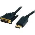 Produktbild: ST DP2DVI2MM6 - Adapter Kabel, DisplayPort Stecker auf DVI Stecker, 1,8 m
