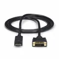 Produktbild: Adapter DisplayPort auf DVI Startech DP2DVI2MM6           [1,8 m] Schwarz 1.8