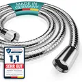 Produktbild: Engelbach® Duschschlauch 1,5m aus Edelstahl - Brauseschlauch mit Standard Anschluss - Flexibel & Trinkwassergeprüft - Made in Germany