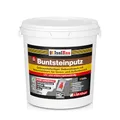 Produktbild: Isolbau Buntsteinputz - Mosaikputz für innen & außen - Frostsicher, wasserfest, stoßfest - BP60 (Weiß, Sand/Gelb), 20 kg