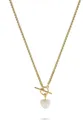 Produktbild: Guido Maria Kretschmer Damen-Kette Edelstahl, Perle Muschelkern One Size 89201546