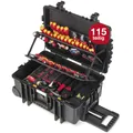 Produktbild: Wiha Werkzeugkoffer Elektriker Competence XXL II, 115-teilig, isoliert bis 1000 V AC