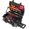 Produktbild: Wiha Werkzeugkoffer Elektriker Competence XXL II, 115-teilig, Kunststoff Klapptrolley, VDE isoliert
