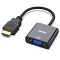 Produktbild: BENFEI HDMI auf VGA, Unidirektional HDMI-Computer auf VGA-Monitor Adapter (Stecker auf Buchse) für Computer Desktop Laptop PC Monitor Projektor HDTV Chromebook Raspberry Pi Roku Xbox und mehr