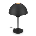 Produktbild: BRILONER - Nachttischlampe mit Kabelschalter, E14, max. 25W, Tischlampe, Lampe, Schreibtischlampe, Tischleuchte, Bürolampe, Leselampe Bett, Leselicht, 20 x 31 cm (DxH), Schwarz