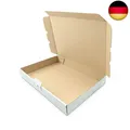 Produktbild: 50 x Maxibriefkartons 350 x 250 x 50 mm Weiss - Marken-Qualität von OfficeKing®