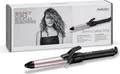 Produktbild: BaByliss 25 mm Lockenstab – Beschichtung mit Satin-Haptik, 10 Temperaturstufen, professionelles Stylinggerät mit integriertem Ständer, Schwarz/Rosa, C325E