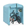 Produktbild: SoBuy KLS11-BL Fahrradgarage wetterfest Geräteschuppen Fahrradgarage für 1-2 Fahrräder Carport Zelt mit UV-Schutz Fahrradschuppen Blau 120x163x176cm