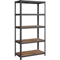 Produktbild: Songmics Standregal 50 cm x 100 cm x 200 cm Braun-Schwarz