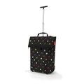 Produktbild: reisenthel Trolley M in Dots, Rahmen: Silber – Praktischer Shopping-Trolley mit viel Stauraum und Reißverschluss ​– Aus wasserabweisendem Material