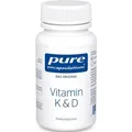 Produktbild: PURE ENCAPSULATIONS Vitamin K & D Kapseln, 60 St PZN 11361238
