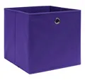 Produktbild: vidaXL Aufbewahrungsbox, Ordnungsboxen 4 Stk. Vliesstoff 28x28x28 cm Lila