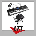Produktbild: Max Rhapsody61L Elektronisches Keyboard mit 61 beleuchteten Tasten Set