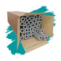 Produktbild: Scorprotect® voller Karton selbstklebende PE Rohrisolierung grau 1 Meter Stangen (Grau, 35 x 13 mm x 1 Meter)