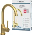 Produktbild: Schütte Spültischarmatur CORNWALL energiesparender Cold-Start 360° Mischbatterie