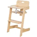 Produktbild: Roba Hochstuhl, Natur, Holz, Echtholz,Bambus, 45x86x50 cm, Babymöbel, Hochstühle & Zubehör, Hochstühle
