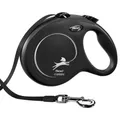 Produktbild: Flexi New Classic mit Gurt L - schwarz 8m / bis 50kg - Hundeleine Rollleine