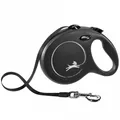 Produktbild: FLEXI Rollleine New CLASSIC Gurt - 8m, bis 50kg - Schwarz