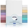 Produktbild: Julius Zöllner Jersey Spannbettlaken für Baby- & Kinderbett 100% Jersey-Baumwoll