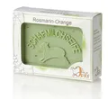 Produktbild: Ovis Schafmilchseife Naturprodukte RosmarinOrange Verpackt Stückseife Eckig 100g