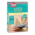 Produktbild: Dr. Oetker The Joy of Easter Freche Häschen 6er Pack, Bundle aus 6 Hasen Figuren geformt aus Hefeteig, verziert mit süßer Glasur und Zuckerschrift mit Schokoladengeschmack, Ideal zu Ostern (6 x 429g)