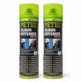 Produktbild: 2x PETEC Silikonentferner Spray 500 ml – Reiniger & Entfetter – Transparent