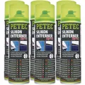 Produktbild: 6x PETEC SILIKONENTFERNER LACKREINIGER 500 ml SILIKONREINIGER SPRAY REINIGER
