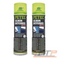 Produktbild: 2x PETEC 500ml SILIKONENTFERNER SPRAY SILICON ENTFERNER ENTFETTER