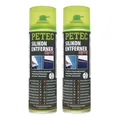 Produktbild: 2x 500ml PETEC Silikon-Entferner SPRAY Öl Fett Schmutz Schnell-Reiniger 70950