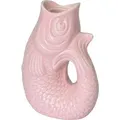 Produktbild: Gift Company Kerzenhalter Monsieur Carafon XS, Kerzenständer in Fisch-Form, Steingut, Sea Pink, H 12.7 cm, 1055302012