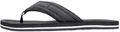 Produktbild: Tommy Hilfiger Hilfiger Herren Gepolsterte Strandsandale FM0FM05801 Flip Flops, Schwarz (Schwarz), Größe 40