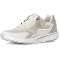 Produktbild: rollingsoft Keilsneaker, Freizeitschuh, Halbschuh, Schnürschuh im sportivem Materialmix beige 39 EU
