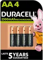 Produktbild: Duracell HR6 AA Níquel-metal hidruro (NiMH) 2650mAh 1.2V batería recargable - Batería/Pila recargable (Níquel-metal hidruro (NiMH), 2650 mAh, 1,2 V, AA, 119 x 84 x 15 mm)
