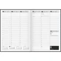 Produktbild: BRUNNEN 1078160906 Buchkalender A4 1W/2S sw