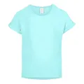 Produktbild: Merry Style T-Shirt für Mädchen aus weicher Baumwolle – Bequeme Mädchenkleidung MS-468 (HellTürkis, 158-164 (13-14 Jahre))