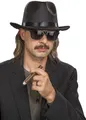 Produktbild: Udo Haarteil lange braune Haare auf einem Gummiband Rocker Sänger Star